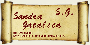 Sandra Gatalica vizit kartica